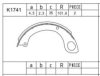 NISSA 36110Z5002 Brake Shoe Set